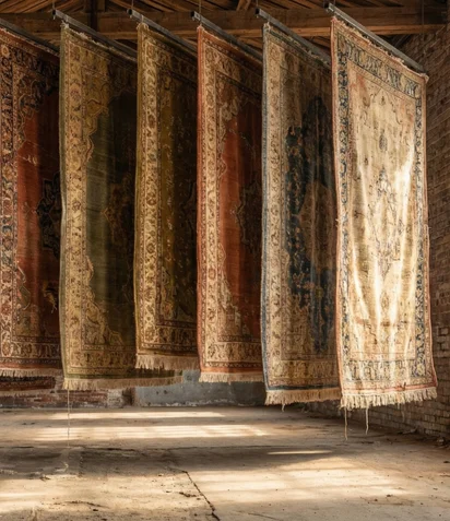 Rug Cleaning Process