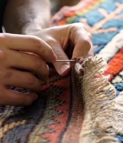 Rug Cleaning Process